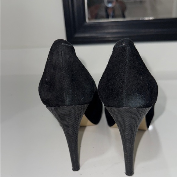 Nine West Black Peep Toe Heels - Picture 12 of 13